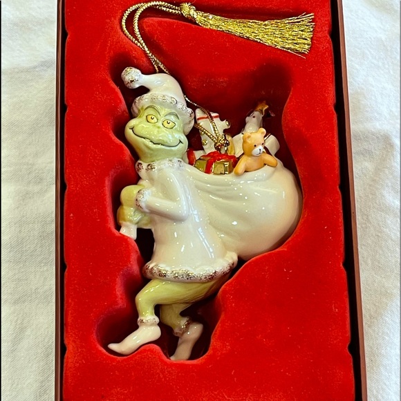 Lenox Holiday Lenox Grinch Ornament 203 Annual Dr Seussold Grinchy